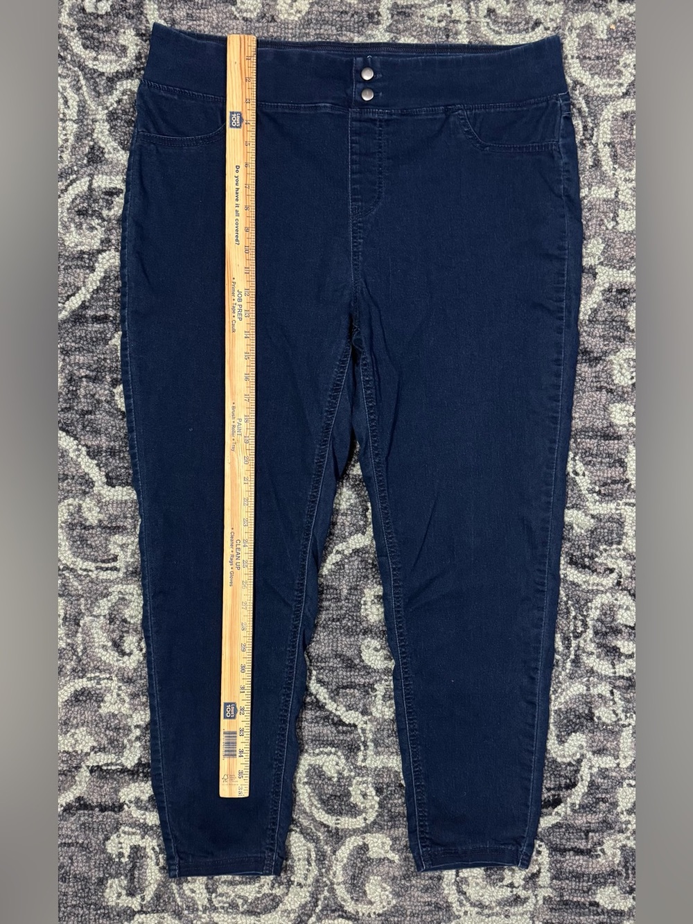 Terra & Sky Women's Plus Size Denim Wash Jeggings! Size 1X (16W-18W). - Picture 10 of 13